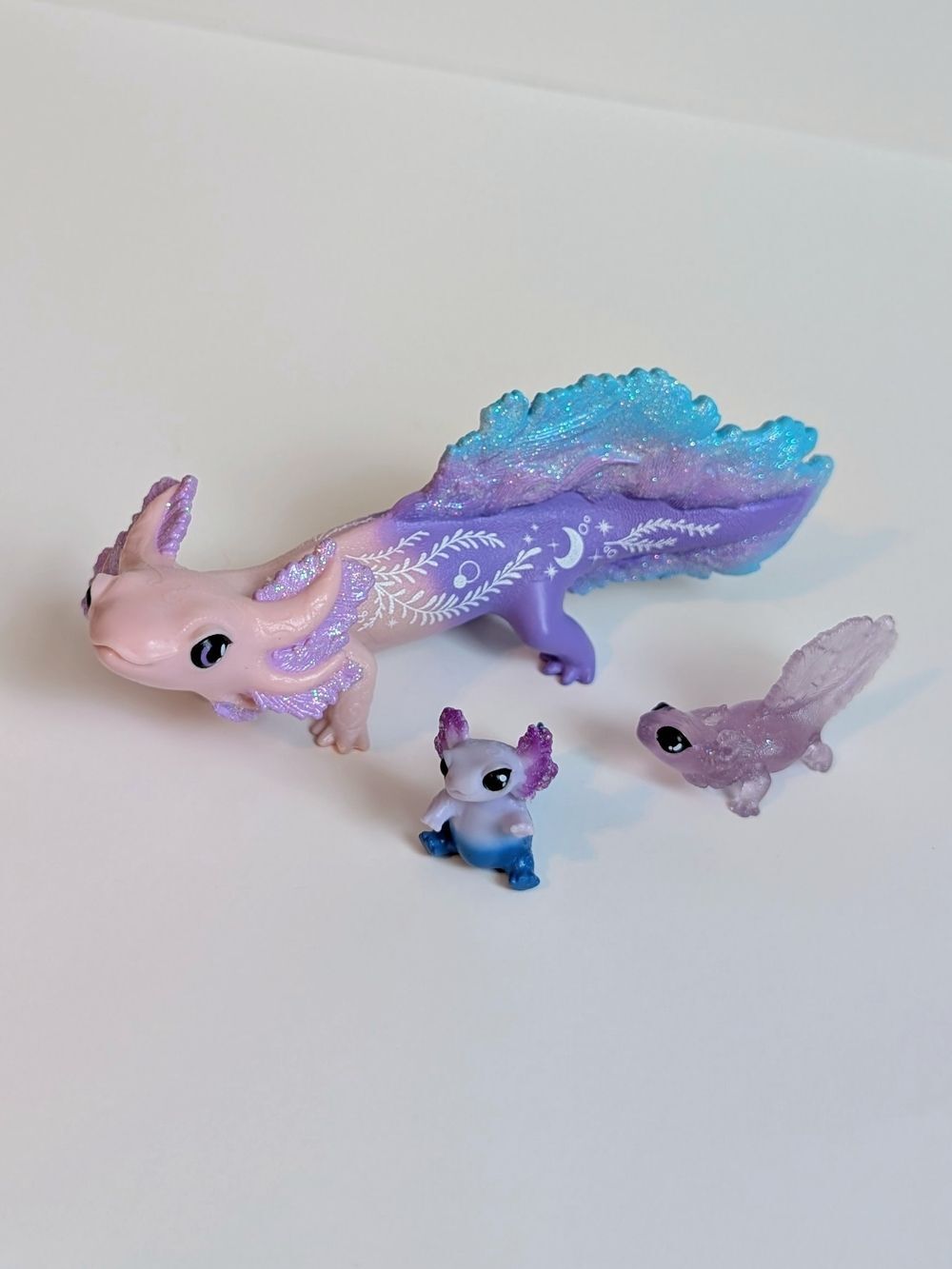 Authentic Schleich Fantasy Axolotl Family Playset